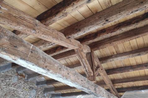 wooden ceiling