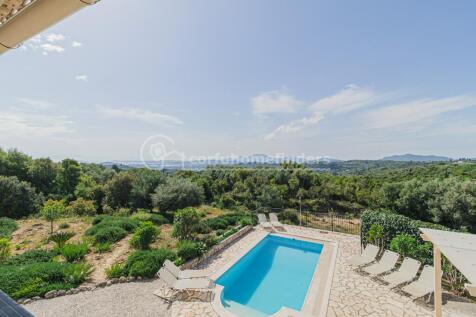 Pool terrace from above