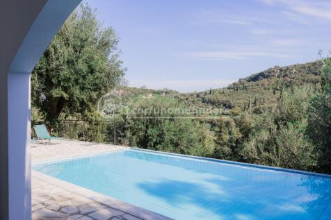 Pool terrace and view