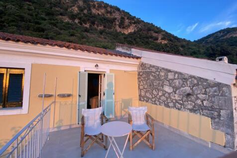 Evening shot of terrace