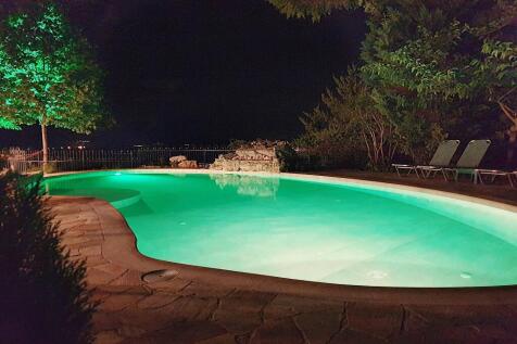 Pool at night