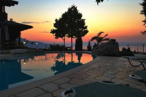 Evening by the pool