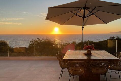 Eating area to sunset