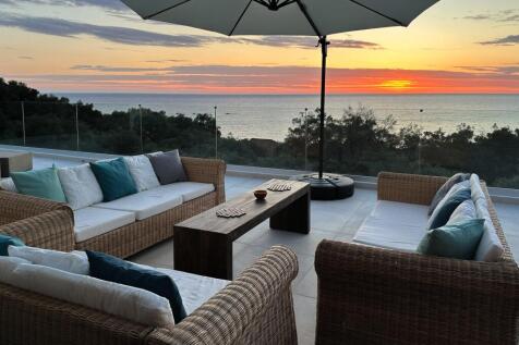 Sitting area to sunset