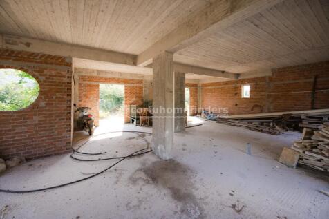 Inside unfinished building