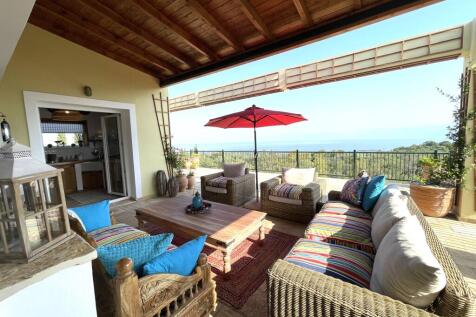 Outside seating to view