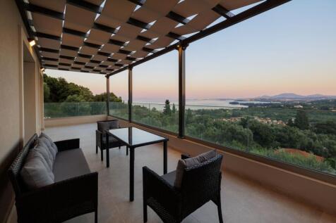 Evening terrace view 