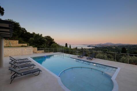 Evening pool to view