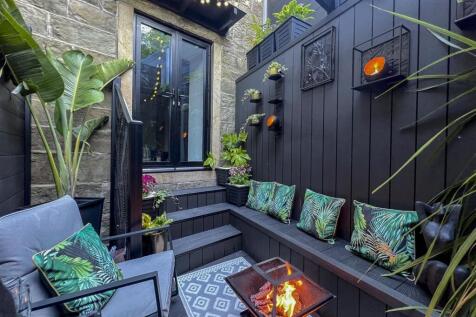 Courtyard Garden by Night