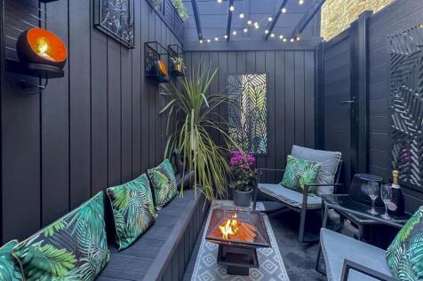 Courtyard Garden By Night Alt