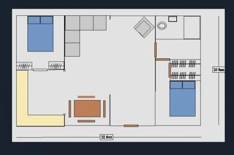 2 Bed Layout