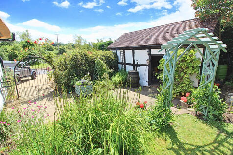 garden with the iron gate