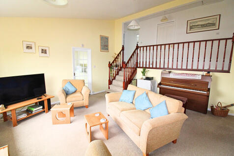 living room looking at stairs