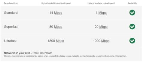 Broadband buttercup