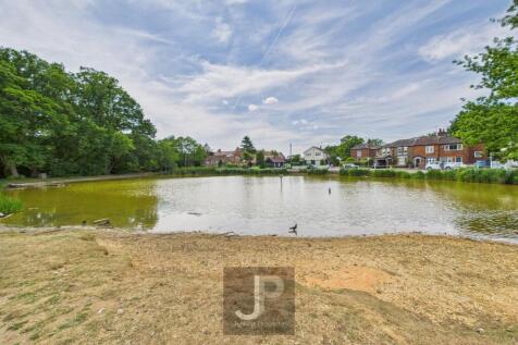 View across pond