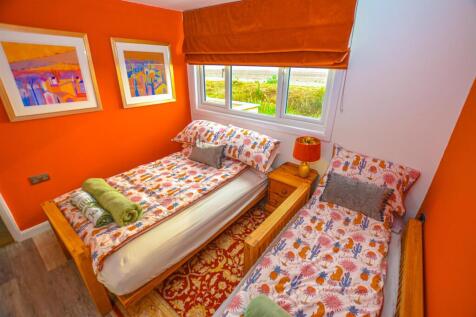 Bedroom 2 with sea views