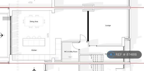 Ground Floor Plan - Lounge Bedroom 