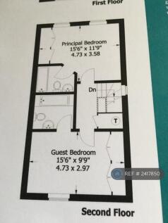 2nd Floor Plan 2 Ensuite Bedrooms