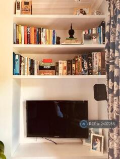 Tv And Bookshelf