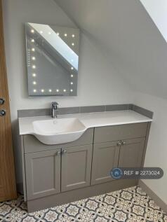 Sink Unit Wit Storage And Mirror Light