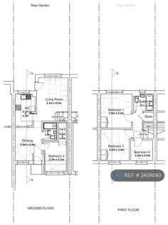 Floorplan With Dimensions - Bedroom 3 Available
