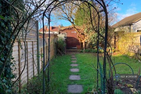 Garden View From Dining Room In Winter