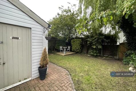 Back Garden With Shed