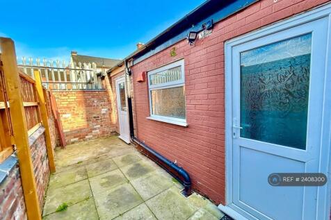 Half View Of Kitchen Door Entrance In The Garden 
