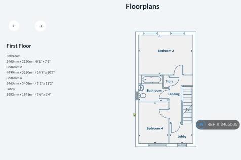 Floor Plan Second Floor