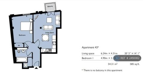 Floorplan - Balcony Is a Bay Window