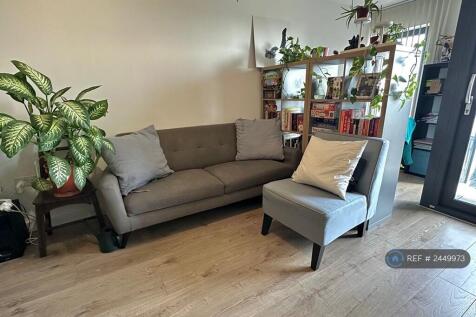 Living Room: Sofa, Chair And Shelf Included