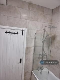 Bathroom Door And Shower 