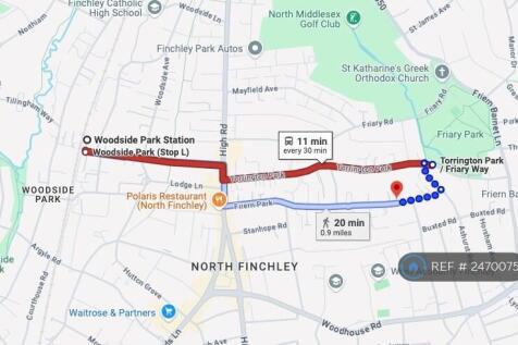 7mins To High Road -15 Min Walk To Tube