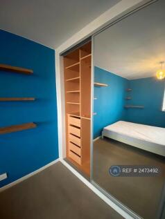 Wardrobes In Master Bedroom - Now Painted White 