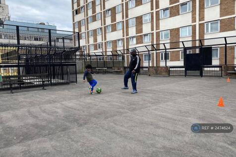 Secure, Enclosed Terrace For Ball Games