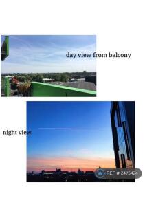 Day And Night View From Balcony