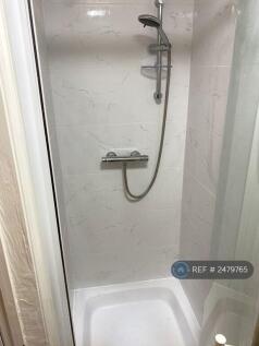 Shower Cubicle In Bathroom