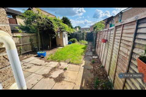 Back Garden With a Shed