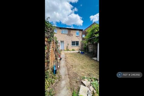 Back Garden With a Shed