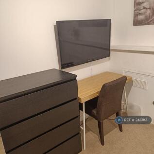 Tv, Desk &amp; Chair