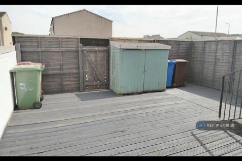 Garden With Decking And Shed