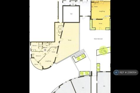 Floorplan Of 2 Bed, Balcony &#43; Sun Terrace Flat