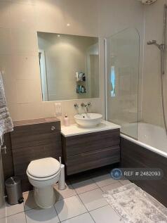 Bathroom With In-Bath Shower
