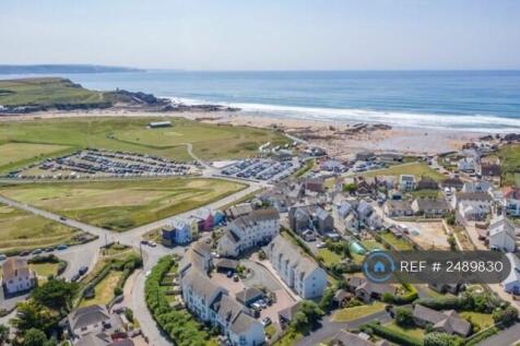 Drone View Of House Toward The Sea