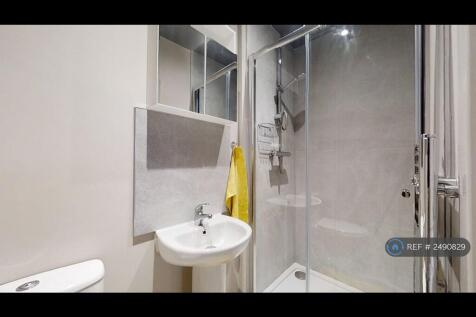 Shower Room With Toilet And Basin