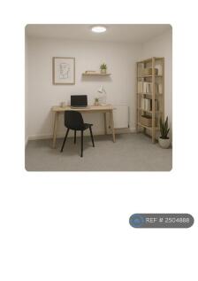 Basement As Home Office Cgi