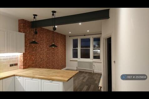 Kitchen With Real Wooden Floor  