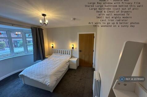 Room 1 - Double (Shared Bathroom With 1 Room)