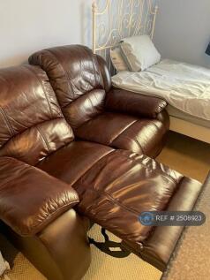 Leather Recliner Sofa