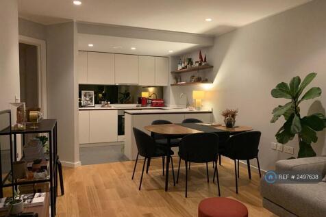 Living Room With Dining &amp; Kitchen